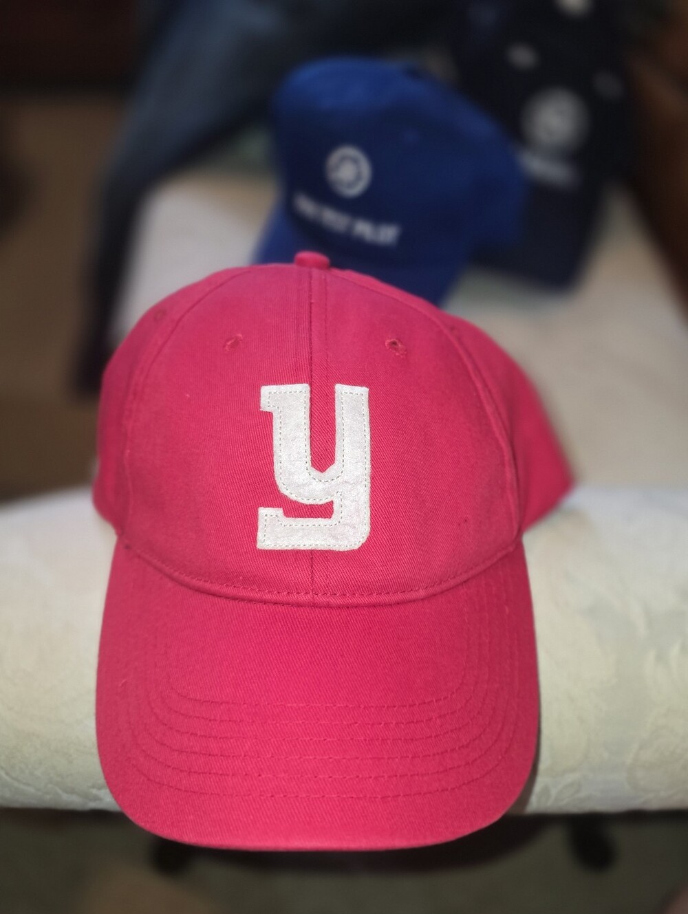 Yamaha Red S/M Baseball  FlexFit Cap NEW OLD STOCK  Y2K! SAYS 8/27/2000